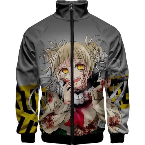 2020 My Hero Academia Jacket Men/Women Comics Windbreaker 3D Printed Casual Street Jacket Autumn Spring Himiko Toga Clothing