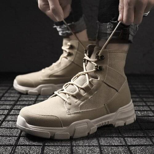 Mens Winter Shoes Non-Slip Martin Boots 2019 Explosion Models Si Ji Kuan Trend Boots Outdoor Boots Wholesale Mens Shoes