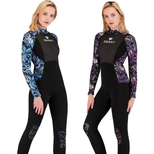 Men’s and Women’s 3mm Neoprene Wetsuit Long Sleeve Back Zip Full Body Wet Sui for Surfing, Diving, Snorkeling, All Water Sports