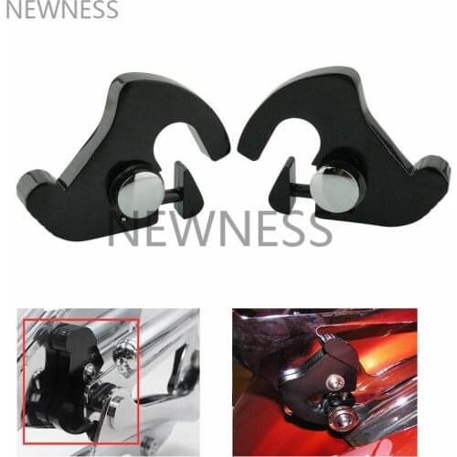 New Detachables Rotary Latch Kits For Harley Davidson Electra Glide Sportster 883 1200 FLSTC FLHTCU XL1200 XL883 FXDB FLSS FLTRU