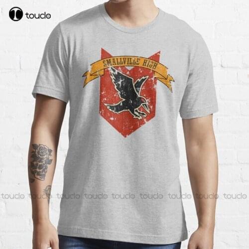 New Smallville High School Crest T-Shirt Halloween Shirt s-5xl t shirt Unisex