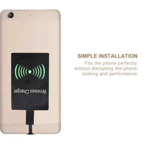 QI Wireless Charger Receiver for iPhone 6 6s 5 5C Samsung S6 Charger Receiver Universal Portable for ios micro usb