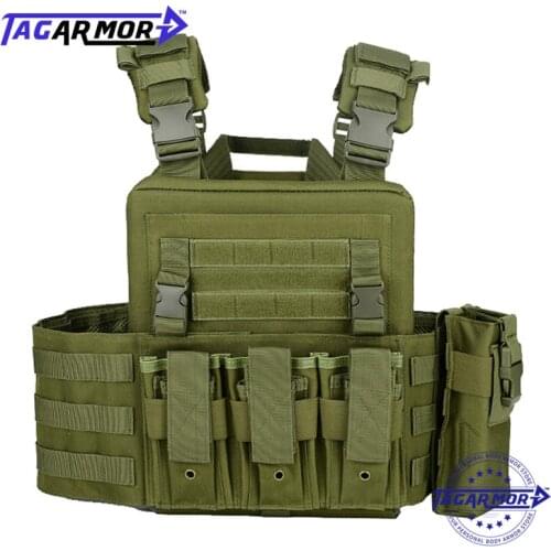 Tagarmor NIJ IIIA Tactical Molle Vest Military Army Combat Trainig Military Police Bulletproof Tactical Vest