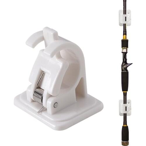 Fishing Vertical Rod Holder Gear Fishing Equipment Hook Remover Fishing Pole Holder Clasp Wall Mount Modular for Garage or Home