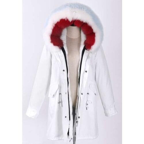Waterproof Winter Jacket Women Long Parka Liner Detachable Warm Real Fur Coat Natural Hooded Collar Clothing Length Sleeve Style
