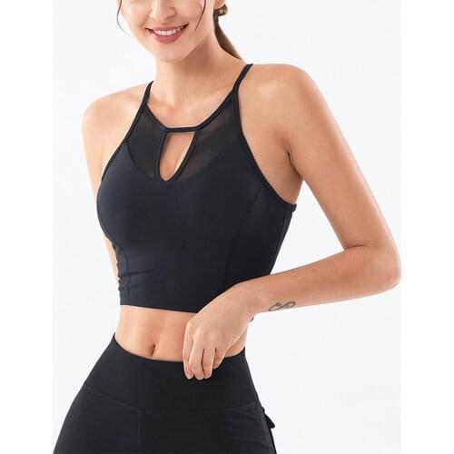 Ins Sexy Push Up Black Pink Sports Bra For Women Crop Top For Fitness Wear Vest Gym Sport Underwear Top Female Short Brassiere