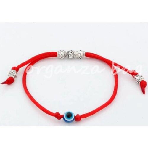 1pcs Kabbalah Red String Bracelet Evil Eye Bead blue Protection Health Luck Happiness Bracelets