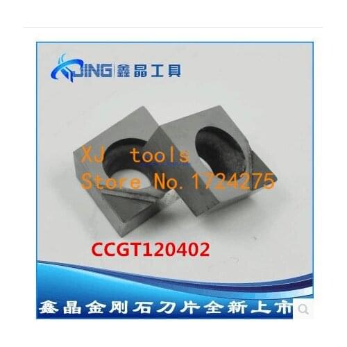 2PCS CCGT120402/CCGT120404/CCGT120408 CBN Inserts ,CNC CBN Diamond insert For Lathe Tools Inserts For SCLCR/SCFCR/SCKCR