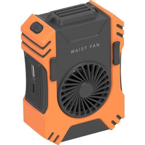 3 in 1 Electric Fan Portable Multifunctional USB Power Bank Outdoor Camping Travel with Waist LED Light 2021 New