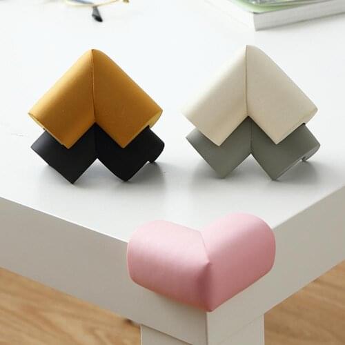 4pcs/set Widen Baby Safety Table Desk Edge Foam Guard Strip Home Safe Protection Kids Cushion Right Angle Soft Thicken Strips