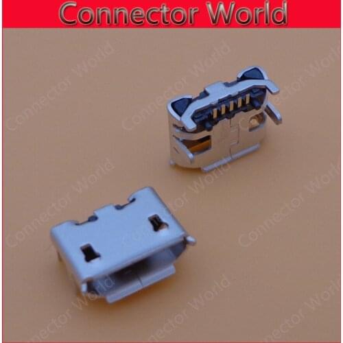 50-1000PCS Micro 5P Micro USB jack connector for phone GPS,charging port data port for phone,big OX horn feet DIP 5P SMD V8