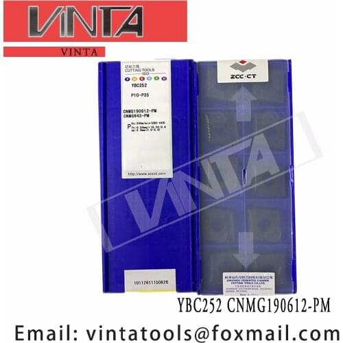 Free shipping high quality 10pcs/lots YBD152 YBC252 YBC251 YBC351 YBC151 CNMG190612-PM cnc carbide turning inserts