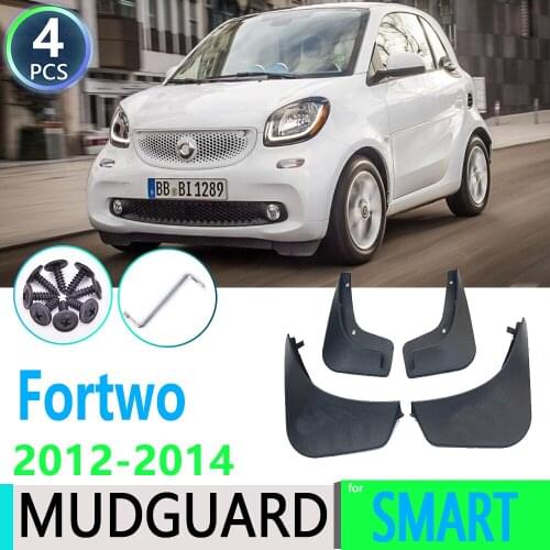 For Smart Fortwo W453 453 2015~2019 2016 2017 2018 Car Fender Mudguard Mud Flaps Guard Splash Flap Car Accessories