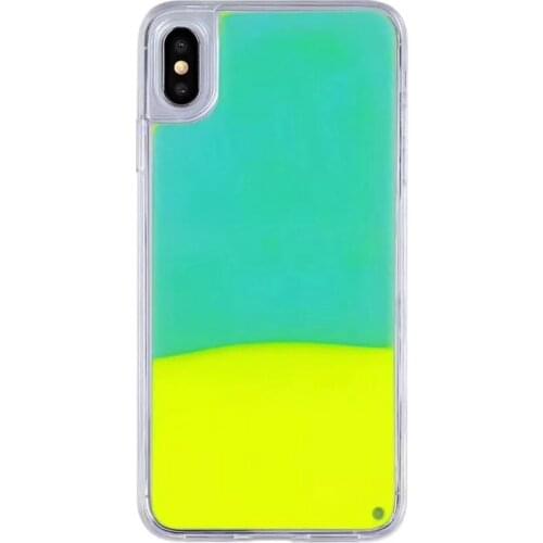 Luminous Neon Sand Mobile Case for iPhone 11 pro 6 7 8 plus X XS MAX XR Glow In The Dark Liquid Glitter Quicksand Phone Case