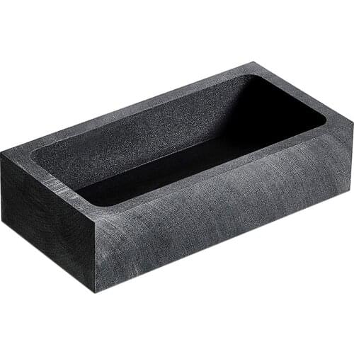 Graphite Ingot Mold Silver Ingot Mould Gold Casting Ingot Crucible Mold for Melting Casting (1000 G Gold/ 500G Silver)