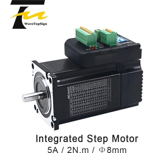 JMC iHSS57-36-20 21mm Axis length NEMA23 2.0Nm Input Voltage VDC 36V Integrated Stepper Servo Motor Driver