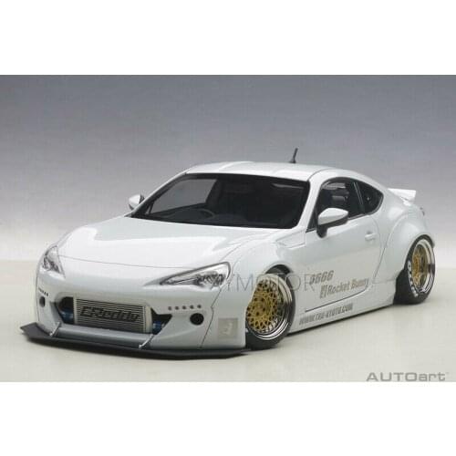 1:18 AUTOart For Toyota 86 Rocket Bunny Diecast Car Model Gift Collection Ornaments Black:White:Red:Blue Metal,Plastic,Rubber