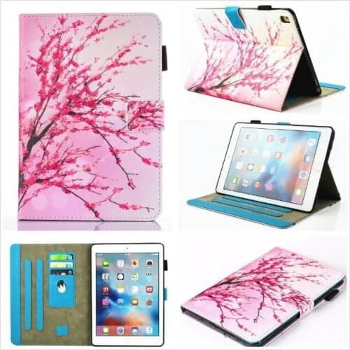 2017 New Luxury Design Cute Panda Colorful PU Leather Cover Case For Apple iPad Pro 9.7 Case Tablet Flip Stand Cover For iPAD 7