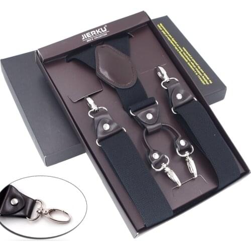 Hook Suspenders Mans Braces Elastic Adjustable Suspensorio Bretelles Tirantes Casual Trousers ligas cowboys Gift