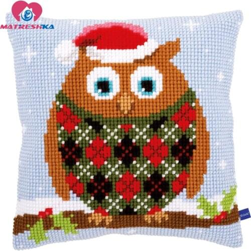 Horse cross-stitch pillow latch hook rug kitsembroidery carpet hook needlework button package crafts do it yourself home decor