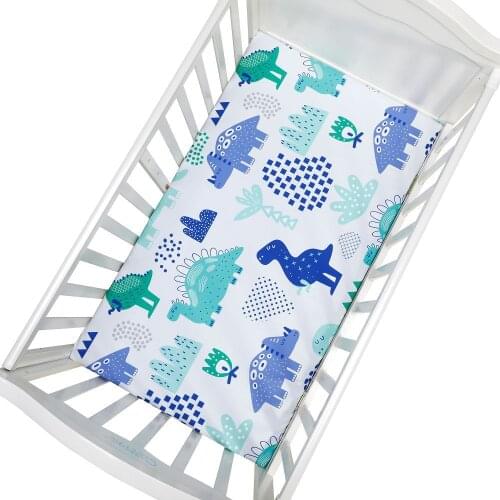 130cm*70cm Baby Crib Fitted Sheets Baby Bed Mattress Covers Newborn Toddler Infant Bedding Set Stretchy Jersey Kids Cot Sheets