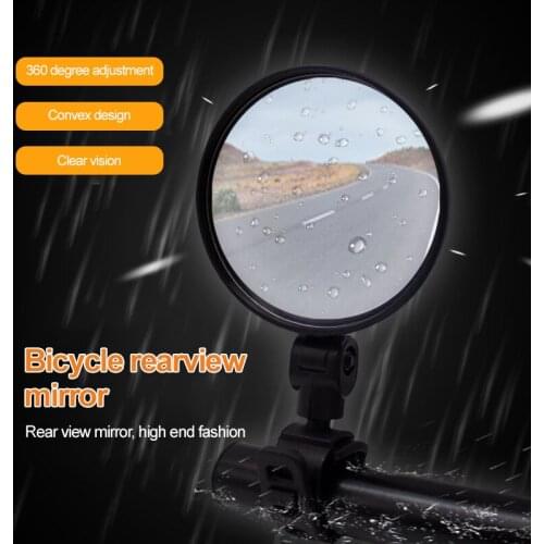 Bicycle Adjustable Rearview Mirror Rearview Handlebar Mirrors Handlebar Back Eye Cycling Rear View Mirrors Bike Accessories