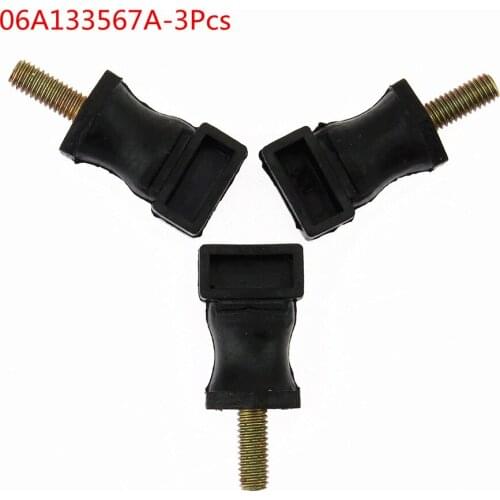 SCJYRXS Qty3 Secondary Air Pump Buffer Rubber Mount For Golf Passat Beetle Touran A3 A4 Seat Leon 06A133567A 06A 133 567A