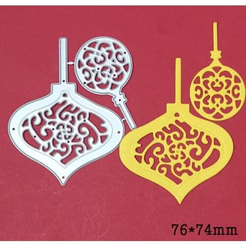 Christmas Hangle Dangle Metal Steel Cutting Dies Mold Stencils for Making Scrapbooking DIY Album Paper Cards Embossing Dies