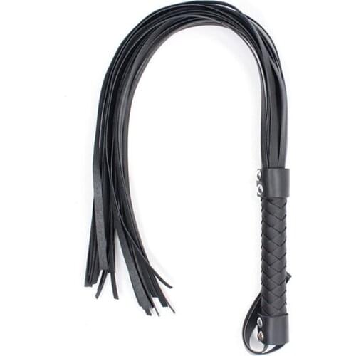 75cm PU Leather Horse Whip Spanking Paddle Adult Game Kinky Bondage Restraint Flirting Erotic Product Fetish S&M Bdsm Sex Toys