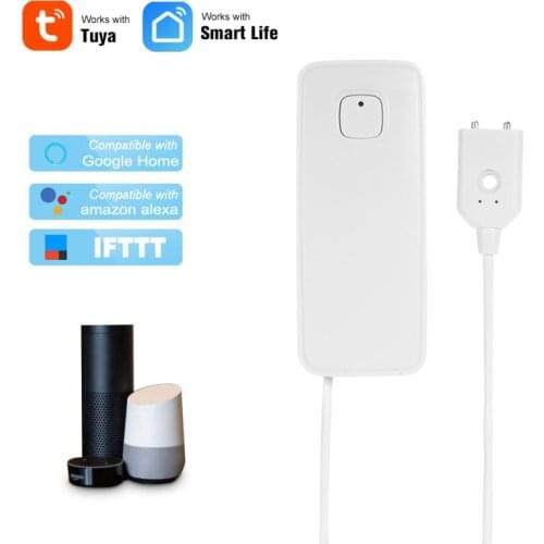 Wifi Water Leakage Alarm Water Leak Sensor Detector Flood Alert Overflow Security Alarm System Remote Control For Alexa Google