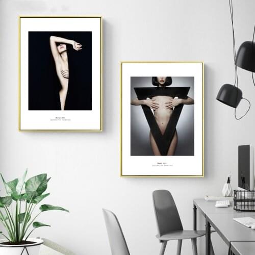 Modern Character Wall Art Canvas Beauty Poster And Print Painting Painting Home Living Room Nude Wall Picture Decoration