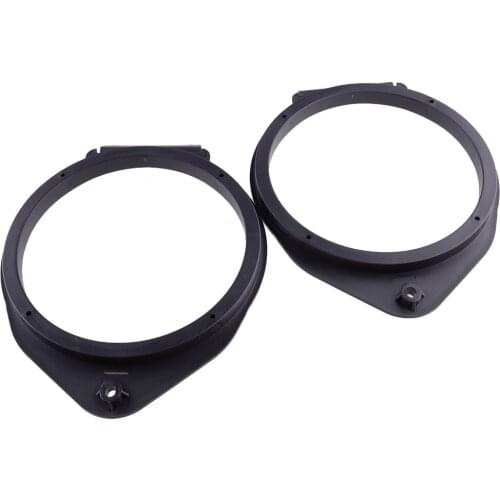 1 Pair Car Horn Washer Brackets Mount Plates Spacer Ring ABS Fit for GMC Chevy Buick 6.5 inches Speaker