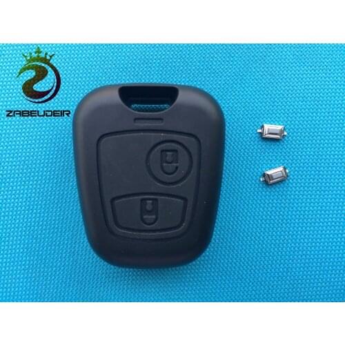 1Pc New Replacement Case For Citroen Xsara Picasso 2 Button Remote Key Fob Shell No Logo No Blade+2Pcs Micro Switches Auto Parts
