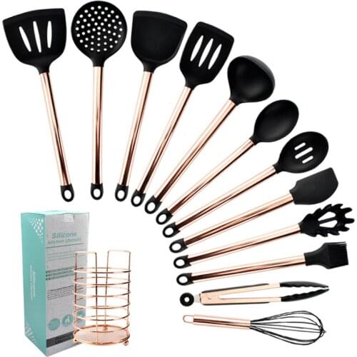 13pcs Silicone Kitchenware Non-stick Cookware Cooking Tool Spatula Egg Beaters Shovel Kitchen Utensils Set Silicone Utensils Set