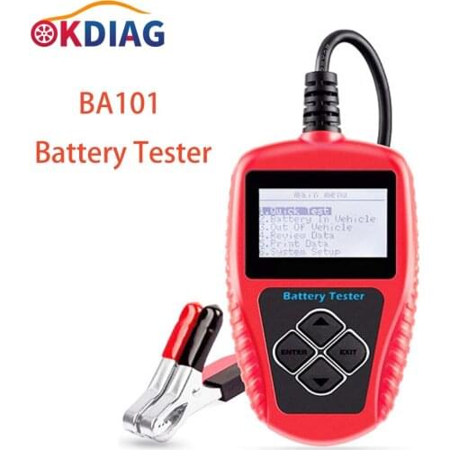 2021 QUICKLYNKS BA101 Battery Tester Automotive 12V Vehicle Battery Tester BA101 Car Battery Tester PK KW600 for Car/Boat