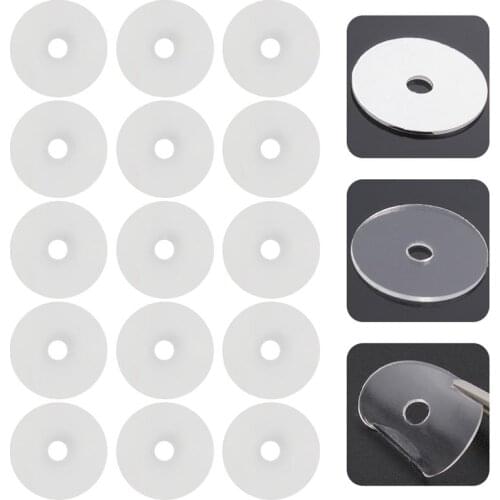 20pcs Mountain Road Bike Bicycle French Presta Valve Sticker Rim Protection Gas Air Nozzle Glue Pad Tube Tire Gasket