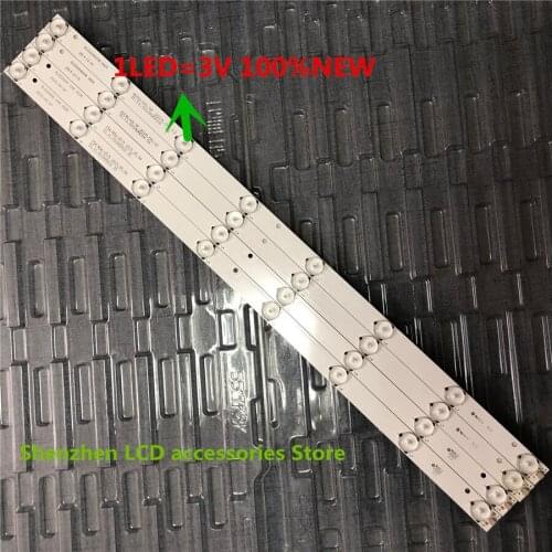 4Pieces/lot for 32 inch LT-3298D LCD TV backlight bar DLED32HD2X8 0004 005 564mm 8leds 100%new