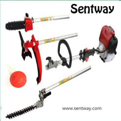 4 stroke GX35 engine 5 in 1 Petrol Hedge Trimmer Chainsaw Strimmer Brush Cutter Extender Garden Tool factory selling