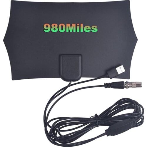 4K Digital HDTV Amplifier TV Antenna For Digital TV Indoor 980 Miles Signal Receiver HD 1080P TV Antenna Booster Signal Antenna