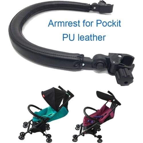 Pockit stroller accessories leather armrest front bumper handle fence for GB Pockit+ Goodbaby Pockit 2019 Pockit plus Pockit 2 3