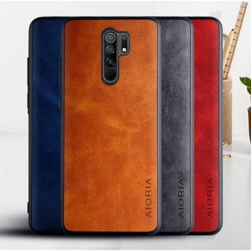 Case for Xiaomi Redmi Note 8 Pro 8T Luxury Vintage leather skin phone cover for xiaomi redmi note 8 pro 8t case funda coque capa