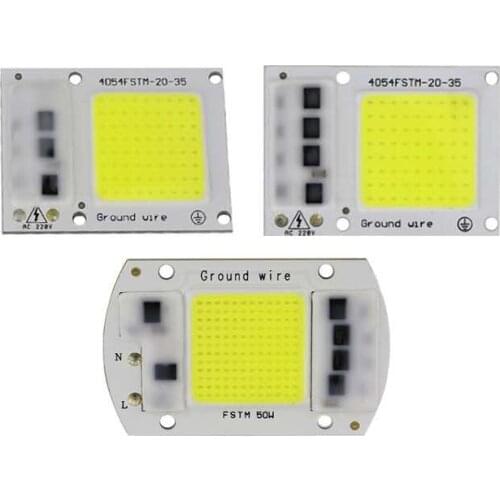 LED COB Bulb Chip 15W 20W 30W 50W Smart IC 110V 230V LED Chip For DIY LED Flood Light Day White Cold White Warm White LED Beads