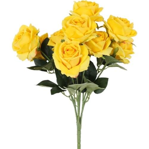 GREENLOVER Artificial Flowers For Wedding Bouquets