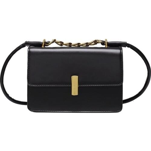 Fashion Retro PU Leather Shoulder Bag Women Top Handle Handbags Flap Crossbody Bags for Women 2021 New Small Purse Designer Bags