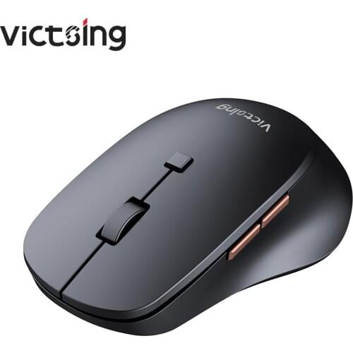 VicTsing PC339 2.4Ghz USB Type-C Wireless Mouse Slim Travel Mouse with 5 Adjustable DPI Levels 6 Buttons Power-saving Mice