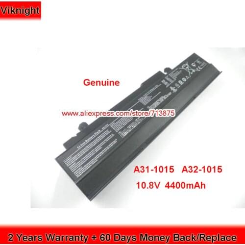 Genuine 10.8V 4400mAh A31-1015 AL31-1015 PL32-1015 A32-1015 Battery for ASUS EEE PC 1015 1015P 1016 1215 1011P 1011PXD 1011PN