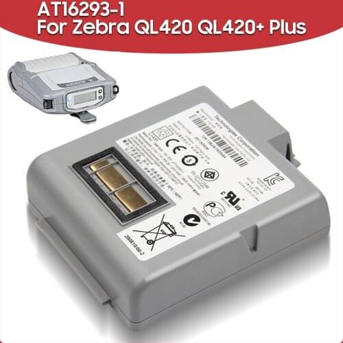 Original Replacement Battery 4200mAh AT16293-1 For Zebra QL420 QL420+ Plus Mobile Printers Batteries