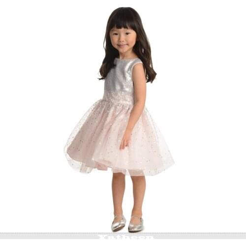 Yatheen Baby Girl 12-24m Sequin-embellished Fit-And-Flare Dress Kids Party Dresses