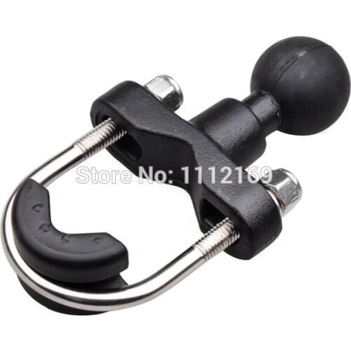 Motorcycle Handlebar Aluminum U-Bolt Base with 1 inch Ball