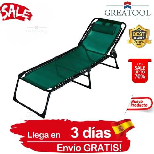 Foldable Aluminum garden lounger, pool, comfortable beach lounger, Camping, outdoor furniture, folding chair, offer